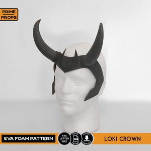 Loki crown foam pattern