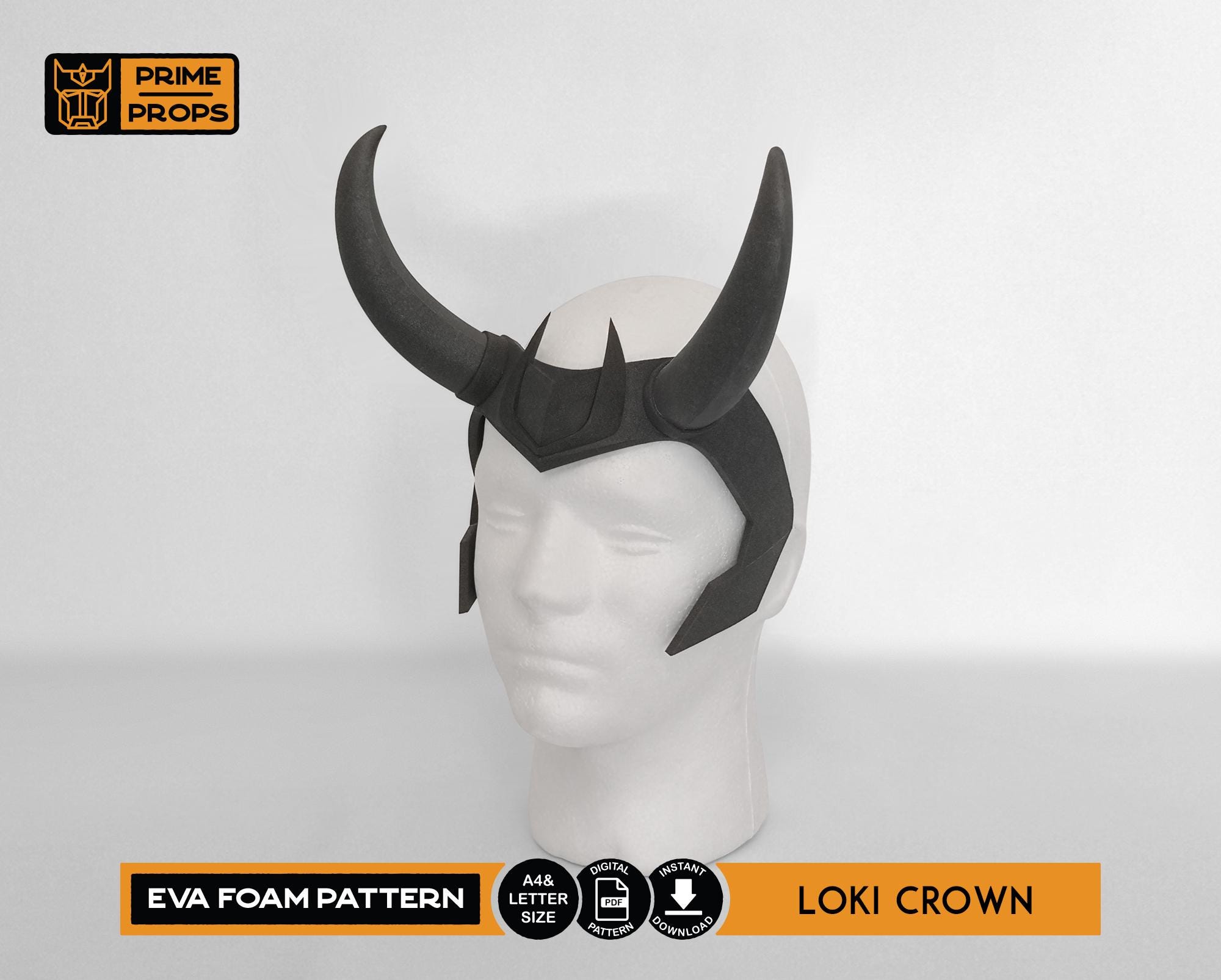 Loki crown foam pattern