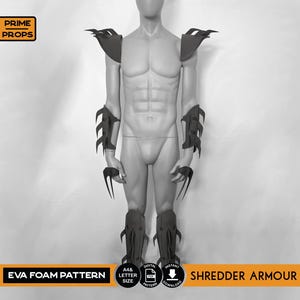 Shredder armour foam patterns