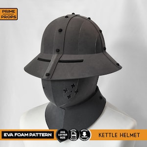 Kettle helmet pattern for EVA foam