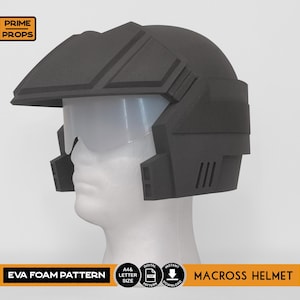 Macross helmet foam pattern
