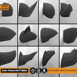 Masked Hero shoulder foam pattern bundle
