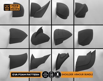Masked Hero shoulder foam pattern bundle