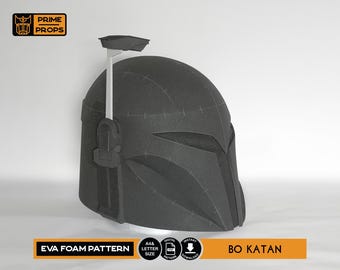 Mandalorian Bo Katan Kyrze helmet foam pattern