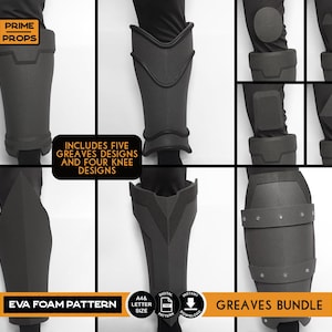 Masked Hero greave foam pattern bundle