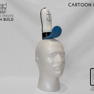 Cartoon hat foam pattern image 3
