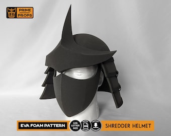 Shredder helmet foam patterns