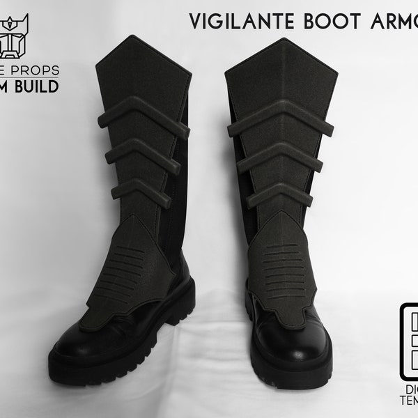 Vigilante Stiefel Rüstung Schaumstoff Muster