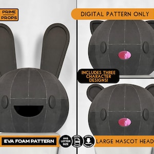 Großer Maskottchenkopf für EVA Schaumstoff