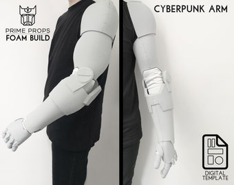 Cyberpunk Arm Schaumstoff Muster