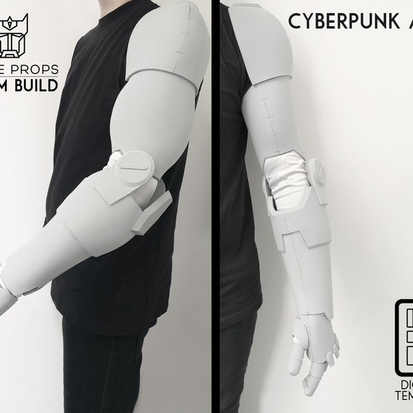 Cyberpunk arm foam pattern