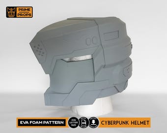 Cyberpunk Helmet foam pattern