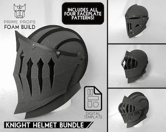 Knight helmet foam pattern bundle