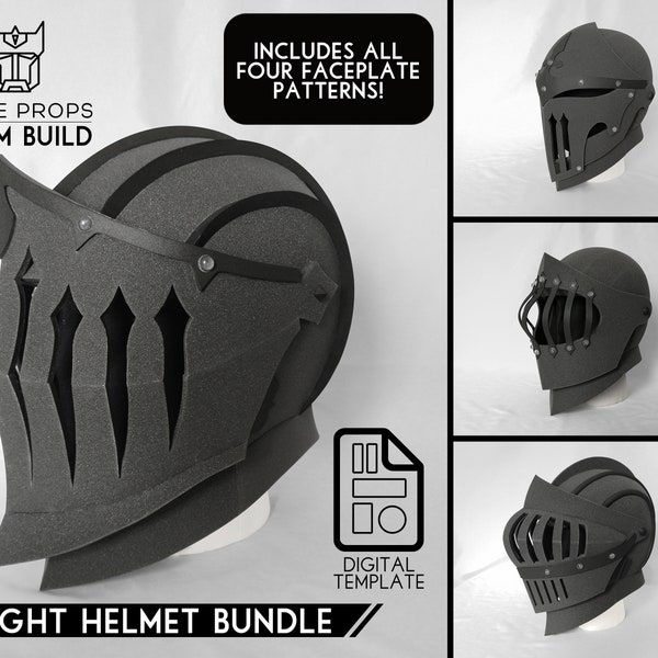 Knight helmet foam pattern bundle