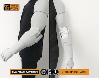 Cyberpunk arm foam pattern