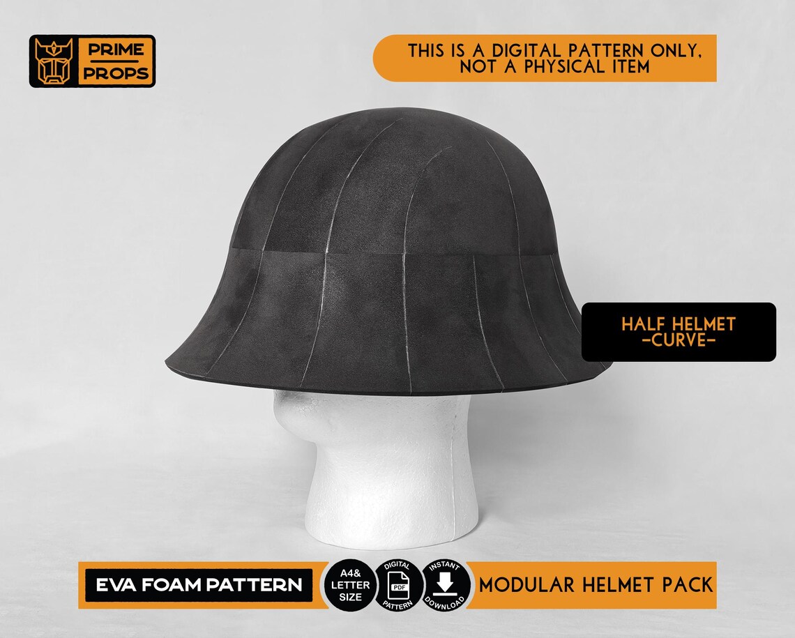 Modular Helmet Patterns for EVA Foam - Etsy