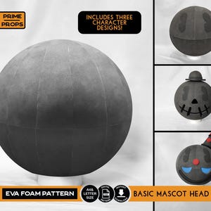 Basic mascot head foam pattern