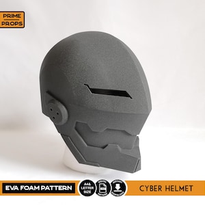 Cyber helmet foam pattern
