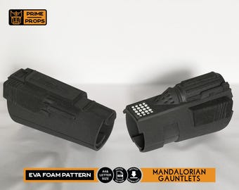Szablony rękawic piankowych Mandalorian