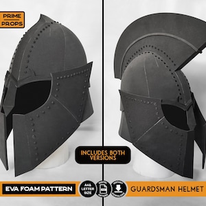 Guardsman helmet pattern for EVA foam