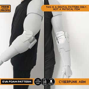 Cyberpunk Arm Schaumstoffmuster