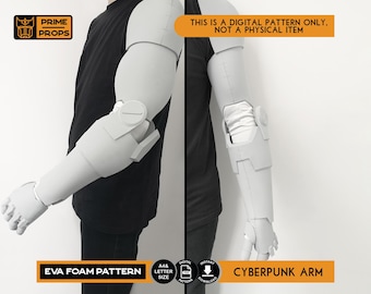 Cyberpunk arm foam pattern