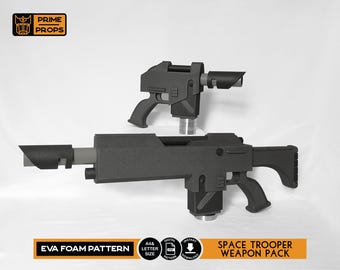 Space Trooper weapon pack foam patterns
