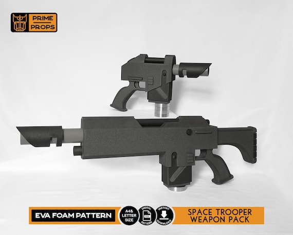 Space Trooper weapon pack foam patterns