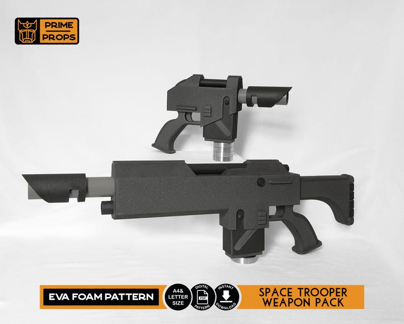 Patrones de espuma para paquetes de armas de Space Trooper imagen 1