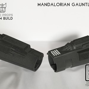 Mandalorian foam gauntlet templates