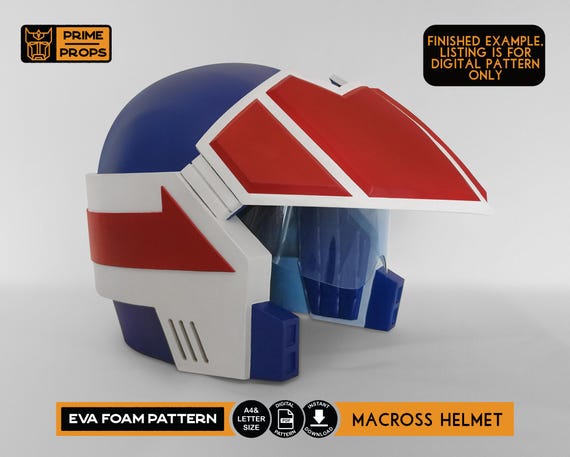 マクロスヘルメットのフォームパターン - Etsy 日本