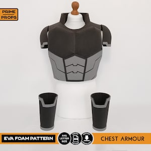 Masked Hero chest armour foam patterns