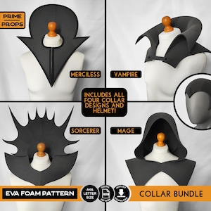 Paquete de patrones de cuello para espuma EVA