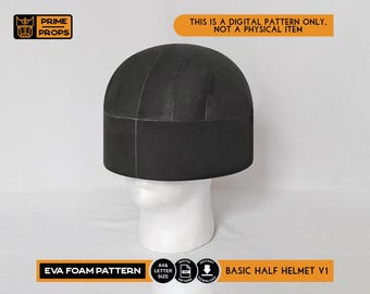 Basic Half helmet V1 pattern for EVA foam