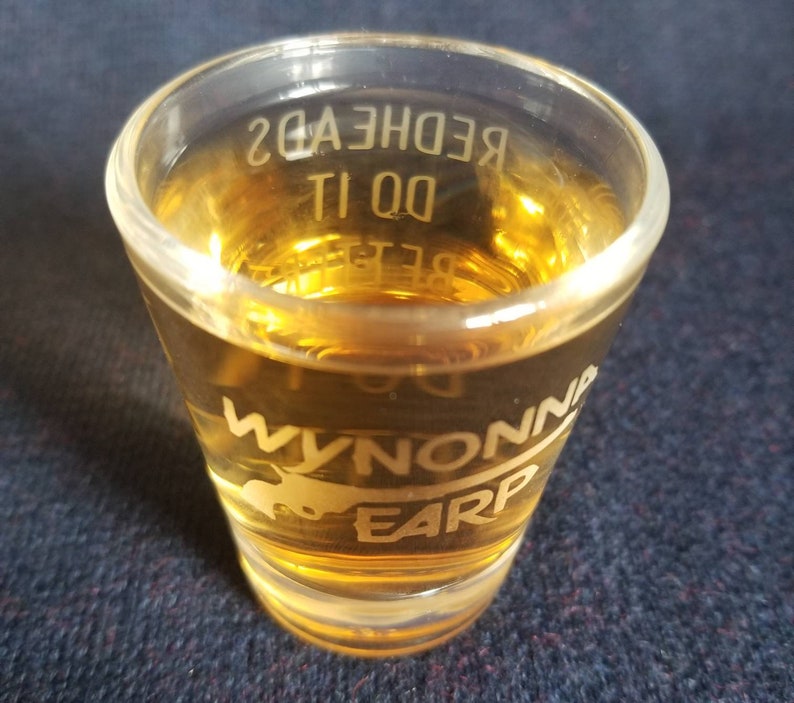 Redheads Do It Better shot glass