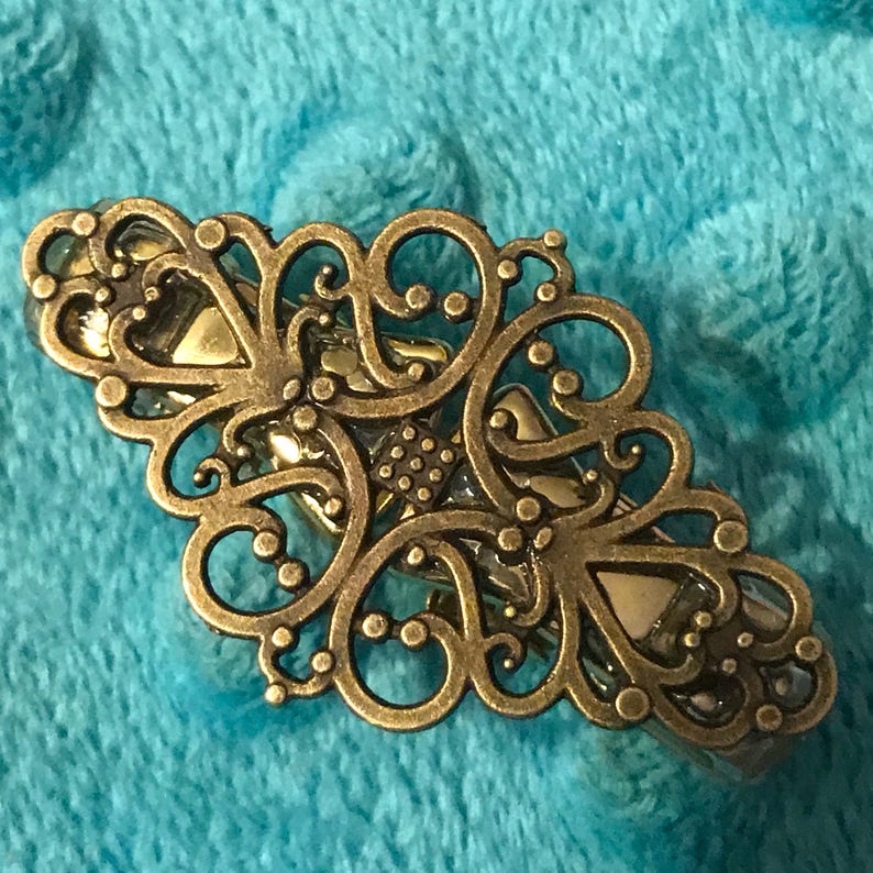 Sweater Clips Filigree Cardigan Clip Silver or Gold Scarf Etsy