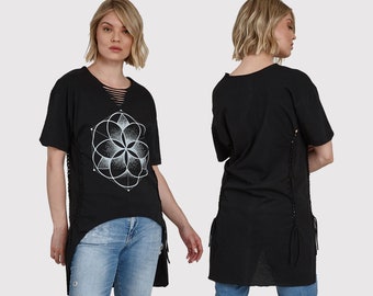 High Low Shirt Seed Of Life/