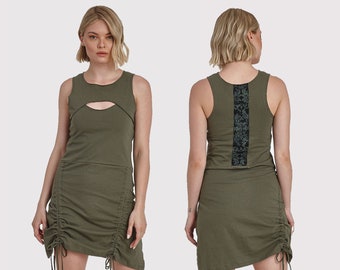 Amazona Scrunch Up Kleid