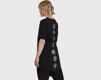 High Low Shirt Chakras/long shirt