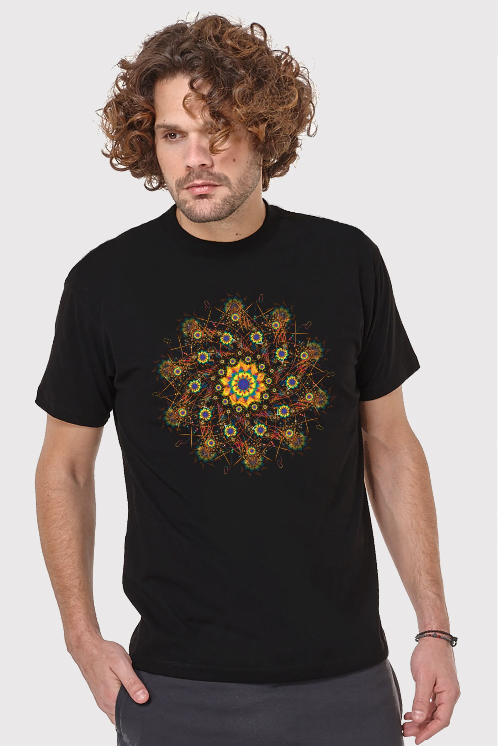 Tshirt Fractal J-fr-03//psytrance T-shirt/trippy Tee/festival - Etsy