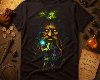 Mystical Tree" 100% Cotton T-Shirt | Fantasy DTF Print | Unisex Graphic Tee