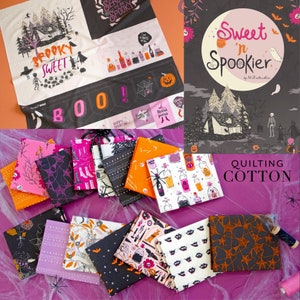 Sweet 'n Spookier by AGF Studio ~ Art Gallery Fabrics ~ Half Yard Bundle with Optional Panel ~ 2022 Halloween Collection