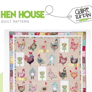 Hen House Applique Quilt Pattern Hen House Applique Quilt Pattern