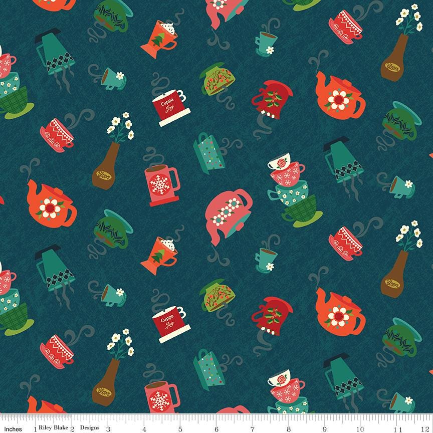 In From the Cold Fabric by Heather Peterson for Riley Blake Designs ...