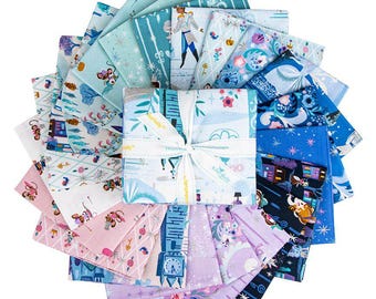 Jill Howarth Wishes Fat Quarter Bundle ~ Riley Blake Designs ~ Cinderella Fabric (FQ-18070-21)