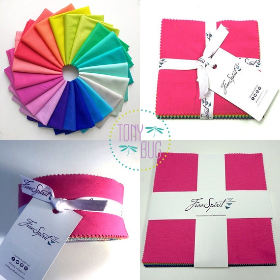 Tula's True Colours Pom Pom Iris - Tula Pink - PER QUARTER METRE Tula's True Colours Pom Pom Iris - Tula Pink - PER QUARTER METRE