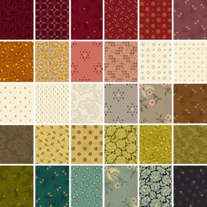 Gratitude /& Grace Henry Glass Fabrics Choose Cut Red Pattern # GLA-9412-88 Dotted Bramble 100/% Cotton Woven Fabric