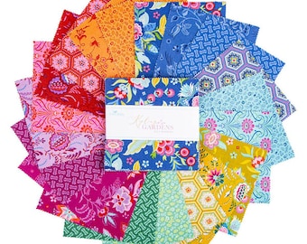 Lily Ashbury Kipling Gardens Charm Pack ~ Riley Blake Designs 100% Cotton Fabric (5-17880-42)