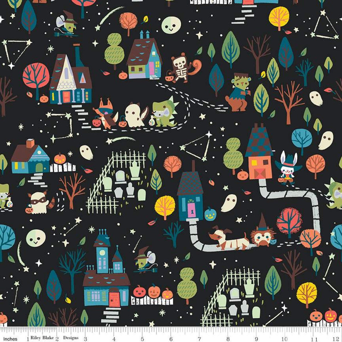 Jill Howarth Tiny Treaters by Riley Blake Designs ~ Pre-cut Fat Quarter ...