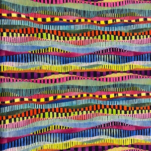 Moda Gradients Aura ~ Stripey Stripes in Onyx (33735 16) ~ 100% Cotton Fabric